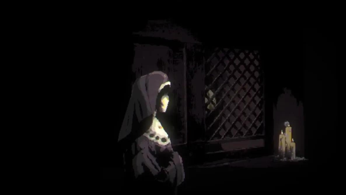 Una monja abandonada camina entre sistemas y sombras