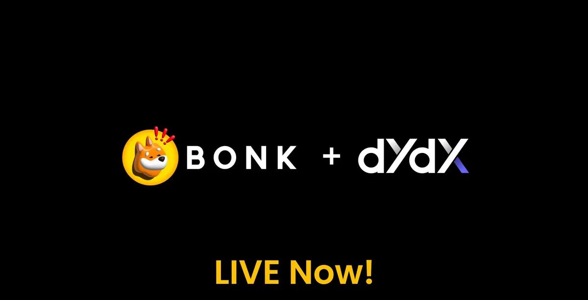 Bonk lanza BONKTrade: Una DEX impulsada por la comunidad y desarrollada por dYdX