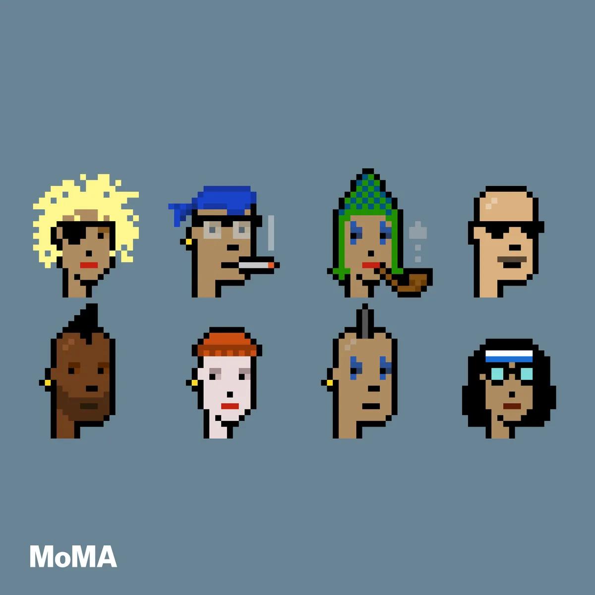 El MoMA incluye a los CryptoPunks en su colección permanente: Un momento histórico para las NFT y el arte digital