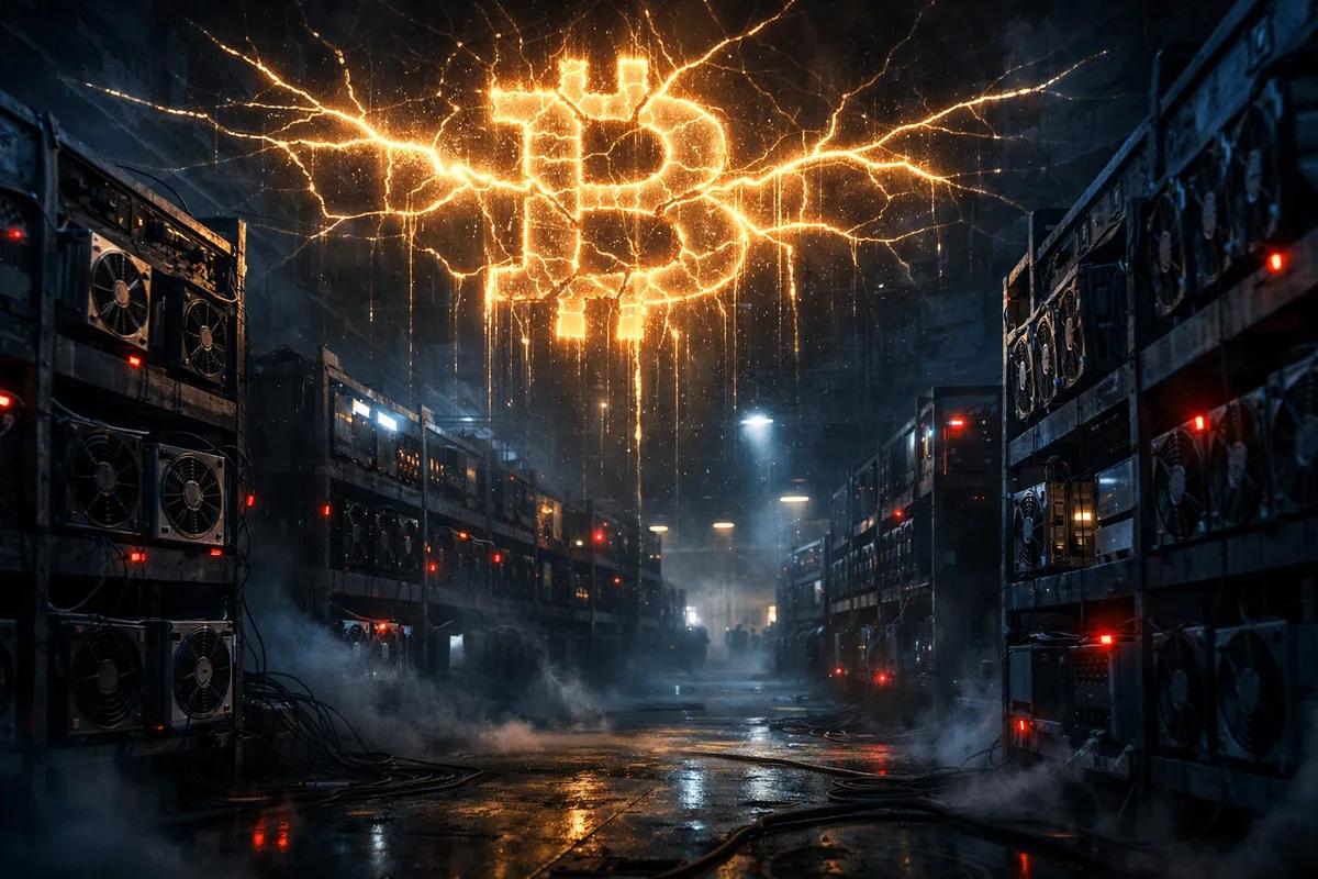 El Hashrate de Bitcoin cae un 4%, señal potencialmente alcista para el precio