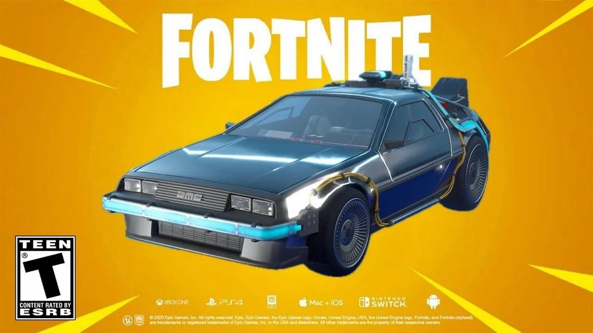 Fortnite da la bienvenida al DeLorean de Regreso al Futuro: así es cómo conseguirlo