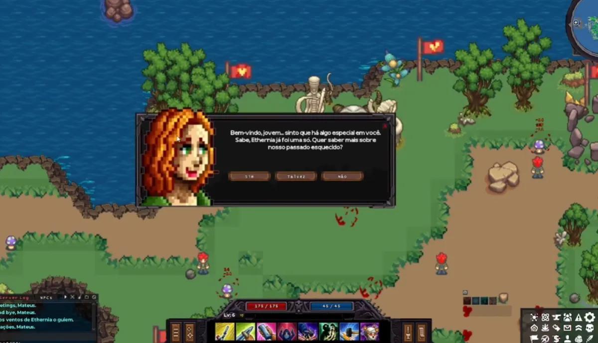 Ethernia se lanza como un MMORPG 2D gratuito con mecánicas de D&D