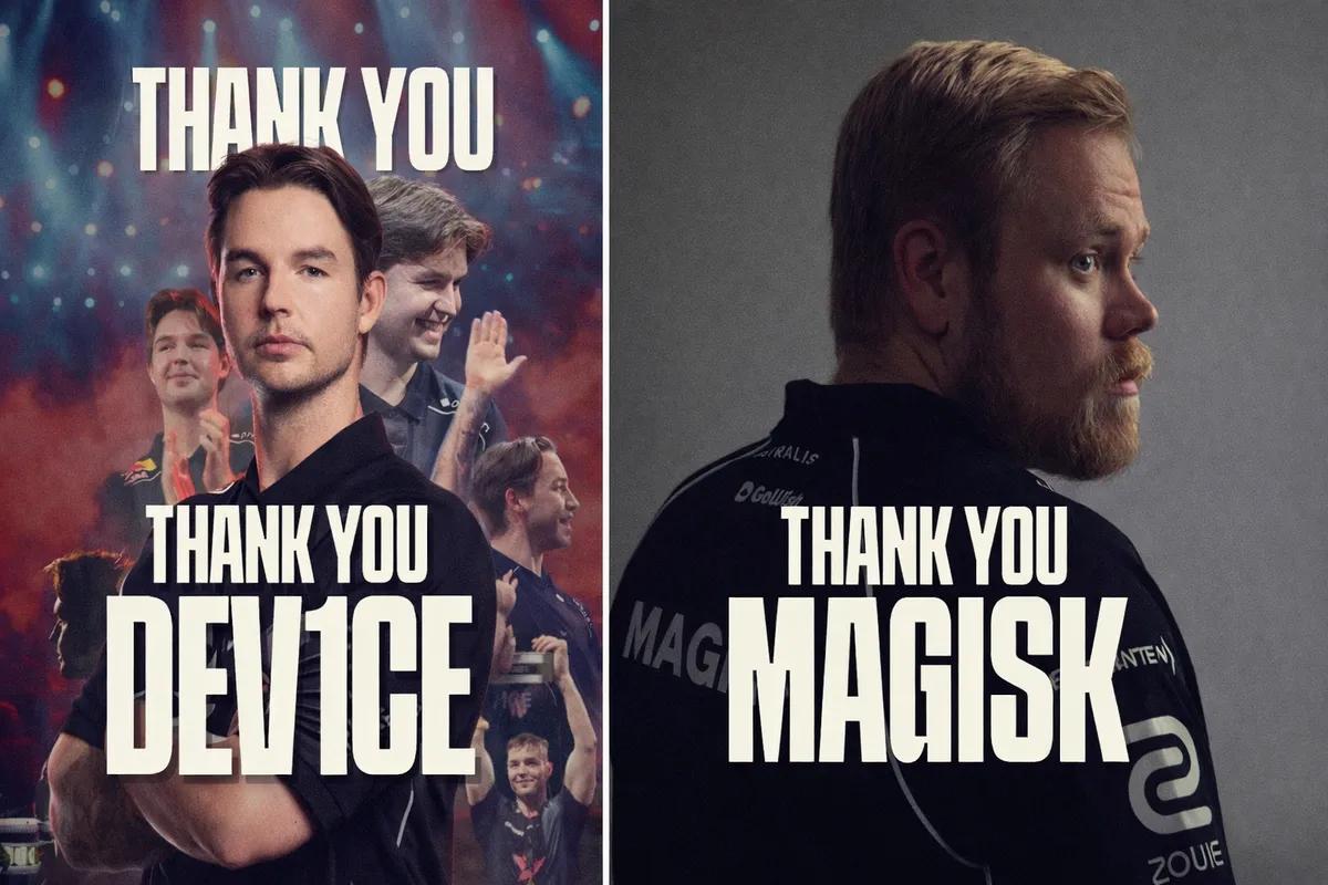 Astralis podría cambiar a una plantilla internacional tras las salidas de dev1ce y Magisk