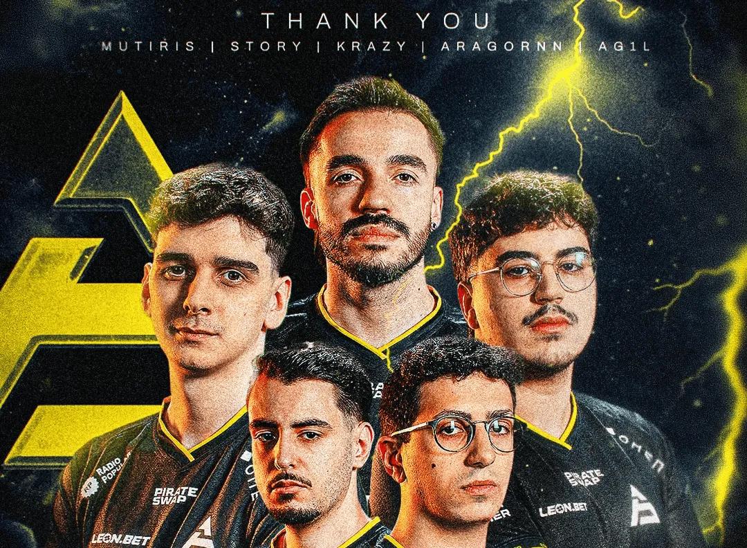 SAW vende su plantilla del CS2: MUTiRiS, aragornN y krazy se unen a BC.Game Esports