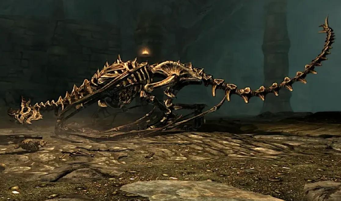 Los fans descubren un dragón de Skyrim en un episodio de Dr. Who