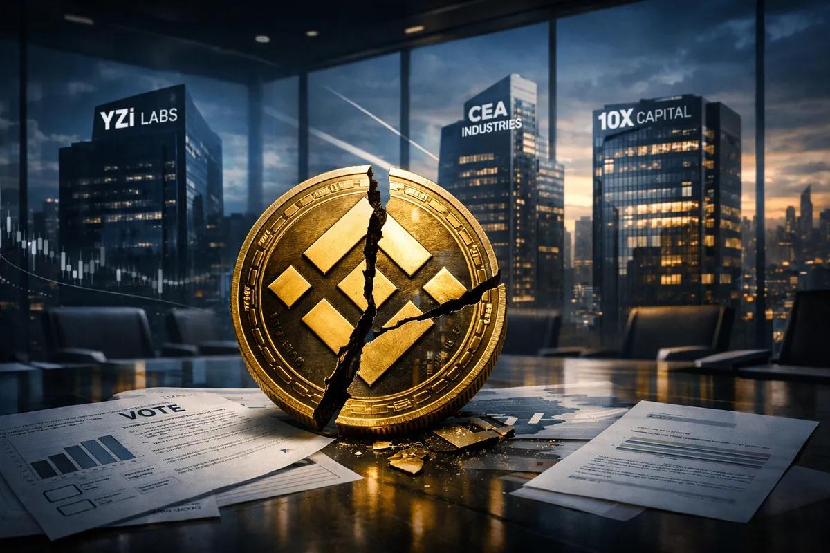 YZi Labs intensifica la batalla con CEA Industries y 10X Capital sobre el pivote del Tesoro del BNB y las preocupaciones de gobernanza