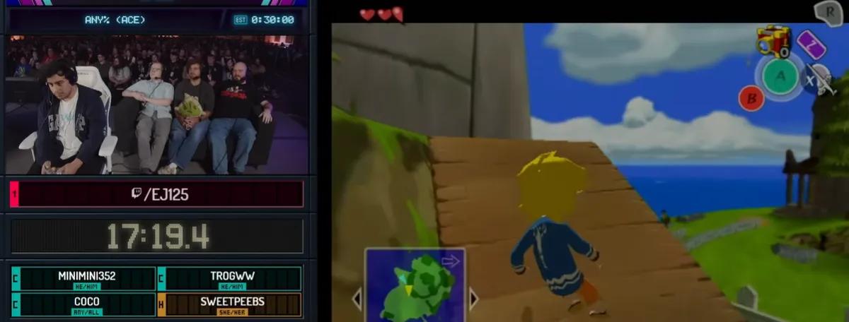Veinte años después, un nuevo truco reduce a la mitad el récord de velocidad de Zelda: Wind Waker