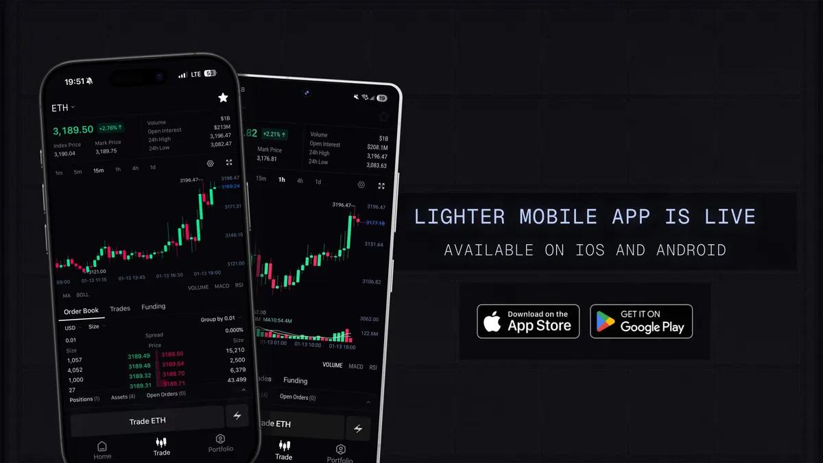 Lighter lanza una aplicación móvil para iOS y Android