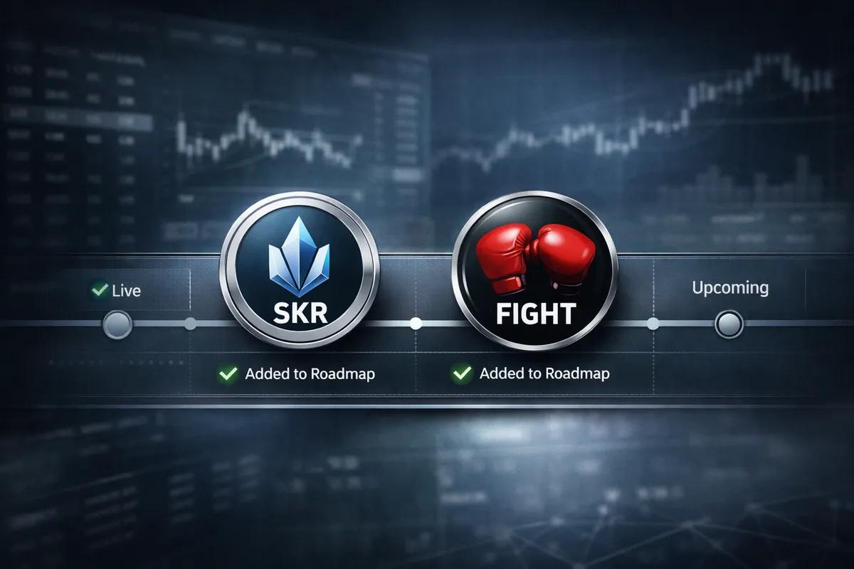 Coinbase añade a Seeker (SKR), respaldada por Solana, y a FIGHT, asociada a UFC, a su lista en medio de la carrera alcista de las criptomonedas