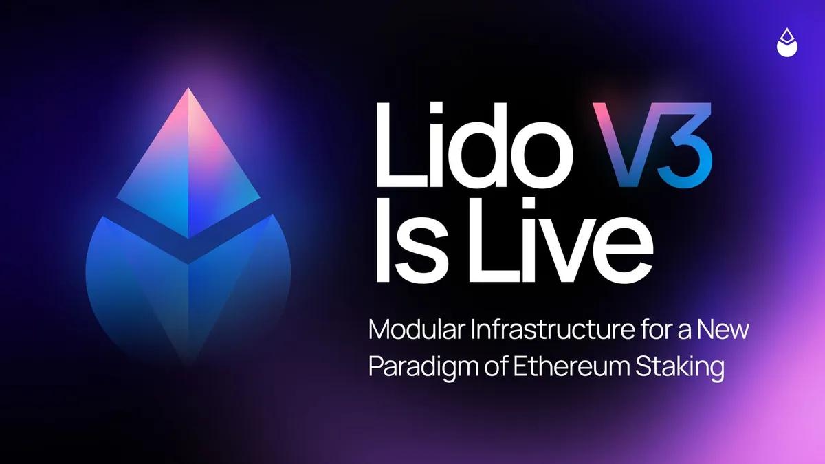 Lido lanza la versión 3 en la red principal de Ethereum