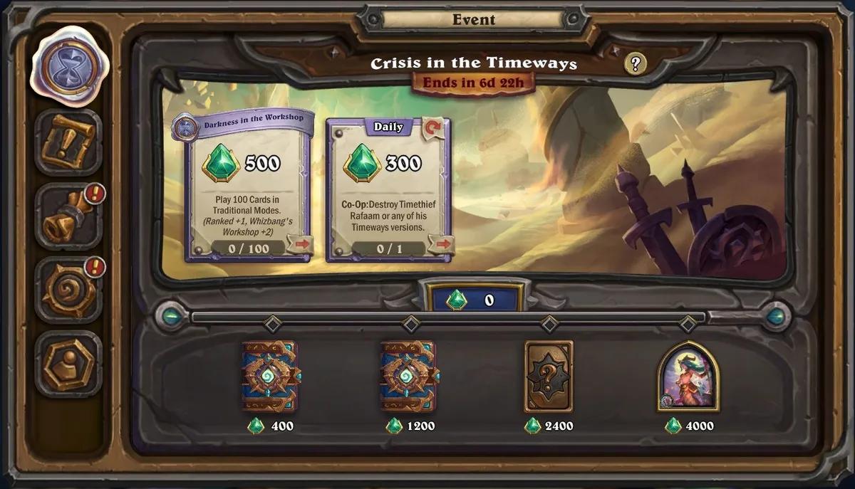 Hearthstone lanza el evento "Crisis en los Caminos del Tiempo