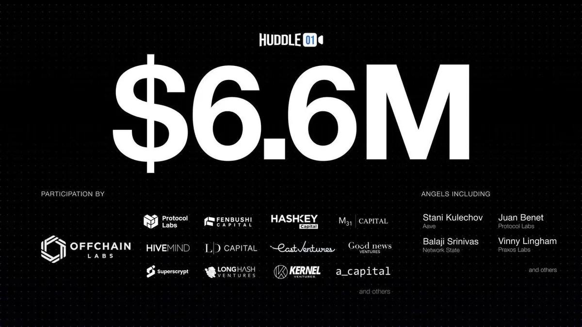 Huddle01 recauda 6,6 millones de dólares de importantes inversores y lanza la ICO $HUDL