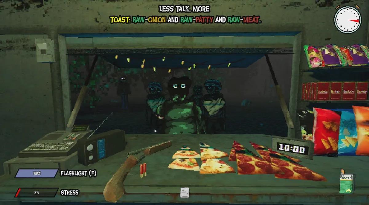 Cocina para mutantes en el nuevo simulador de terror Wasteland Bites