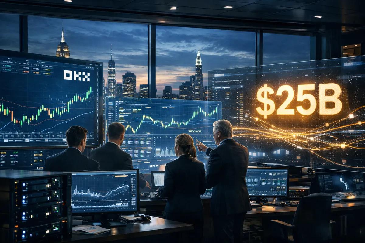 El ICE invierte en OKX y la valora en 25.000 millones de dólares