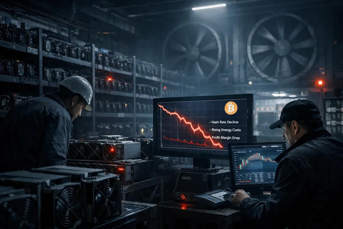 Los mineros de Bitcoin se enfrentan a cierres masivos en medio de una crisis de rentabilidad en 2026