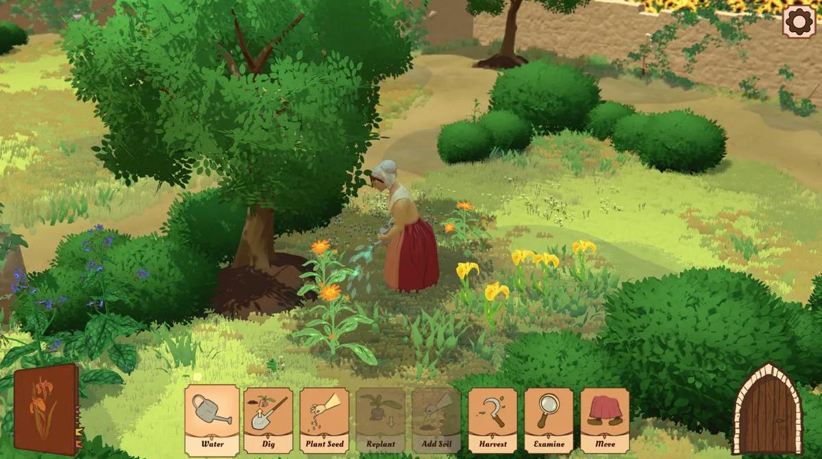 Acogedor juego de jardinería El jardín de la abadesa combina botánica real con una parcela espía del siglo XVII