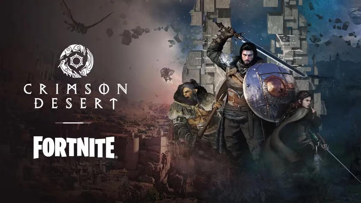 Revelado el primer vistazo a la skin cruzada Crimson Desert de Fortnite