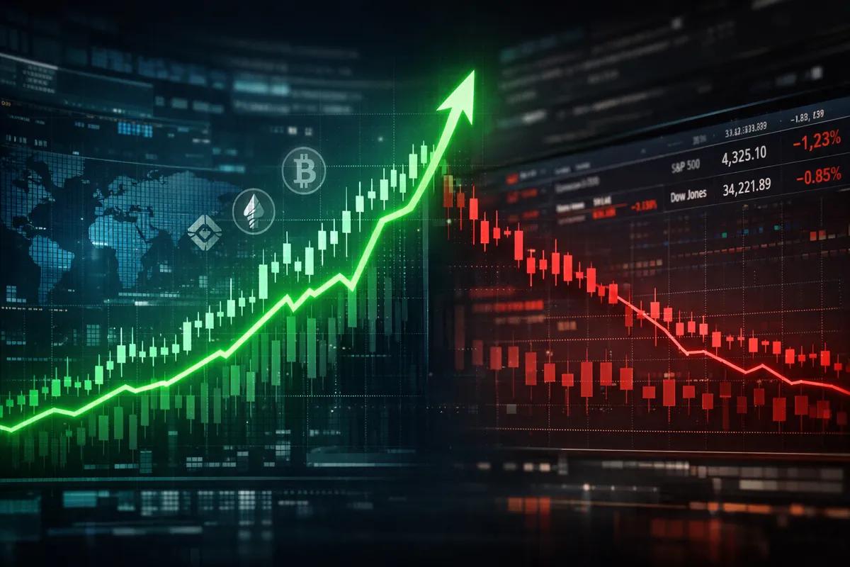 Las criptomonedas superan a la Bolsa estadounidense
