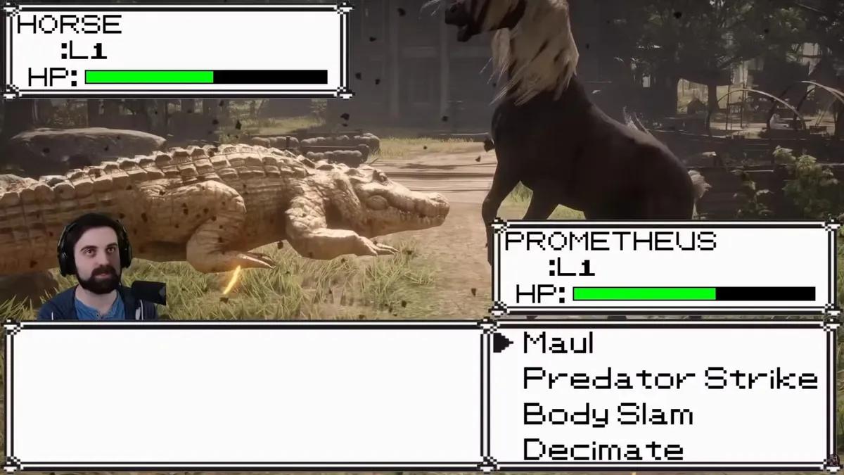 Un mod transforma Red Dead Redemption 2 en un juego de rol al estilo Pokémon.