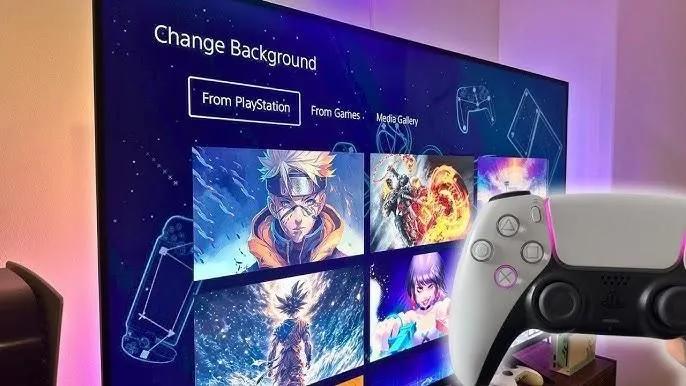 Sony amplía el centro de bienvenida de PlayStation con personalización de fondo a pantalla completa.