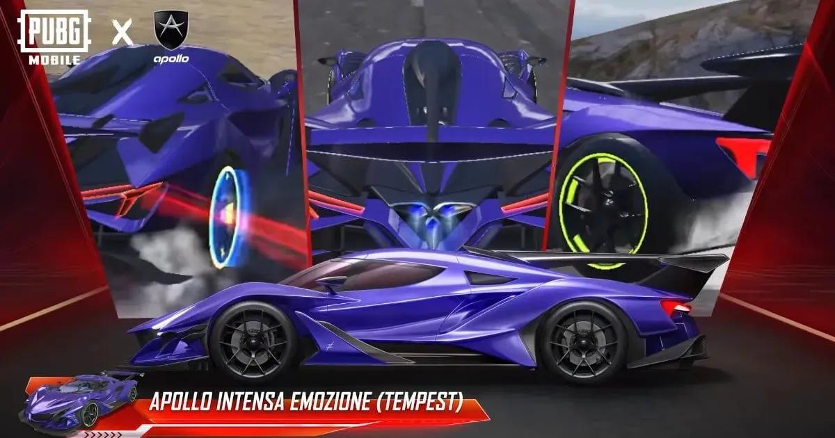 PUBG Mobile y Apollo Automobil traen hipercoches exclusivos al juego este mes de marzo.