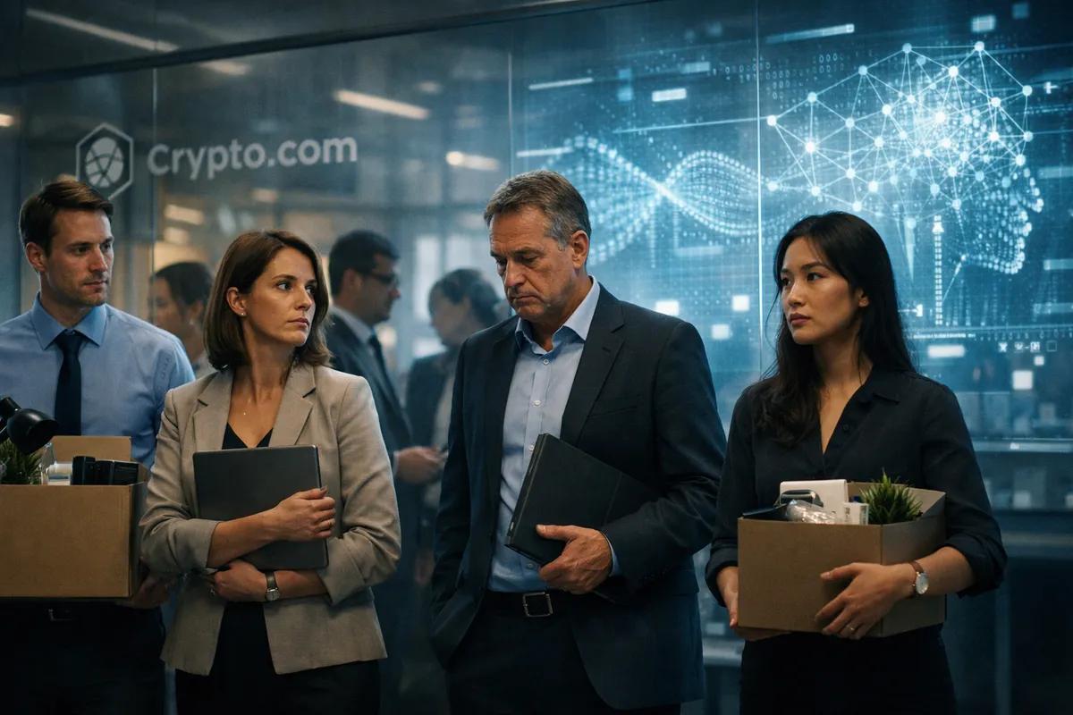 Crypto.com despedirá al 12% de sus empleados en medio de una importante integración de IA.