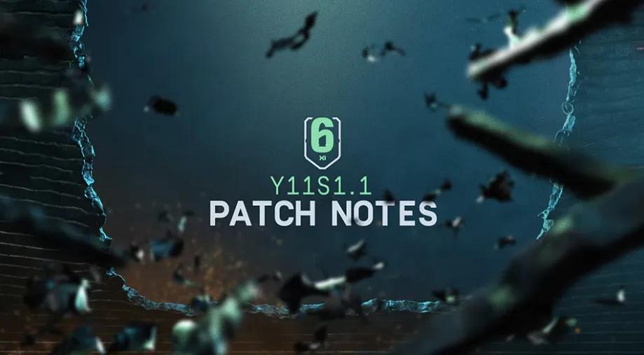 Notas del parche Y11S1.1 de Rainbow Six Siege