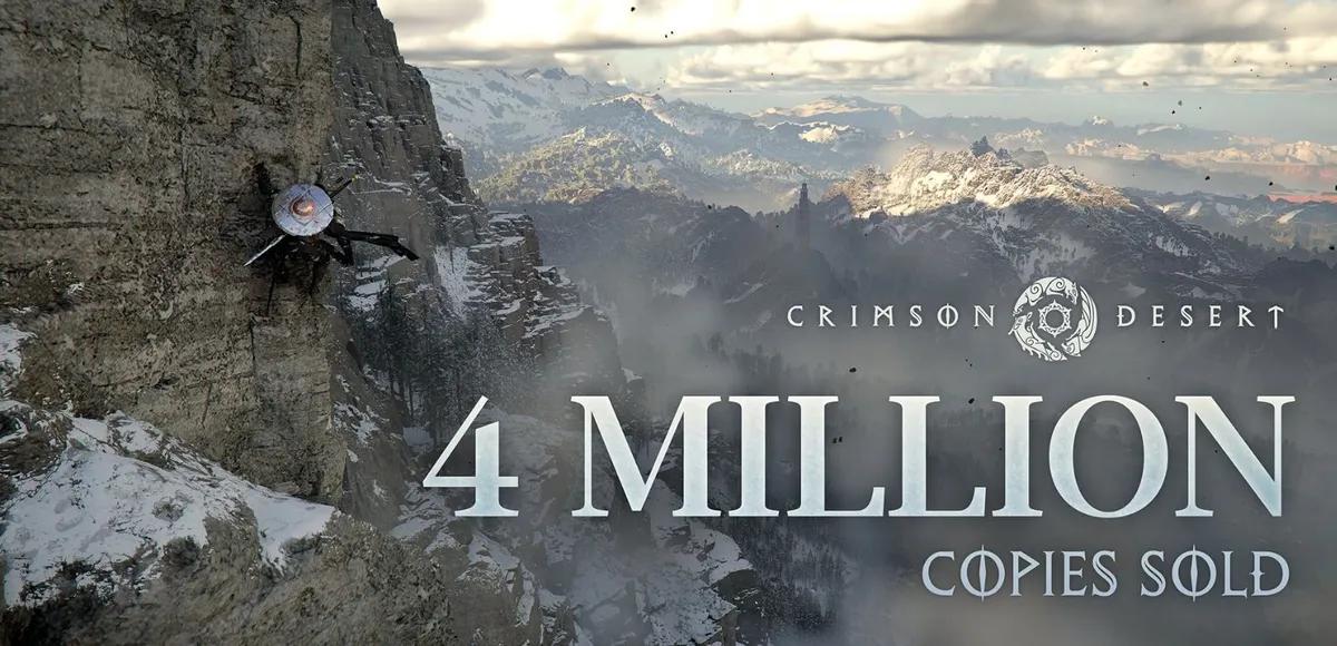 Pearl Abyss anuncia que Crimson Desert ha vendido 4 millones de copias.