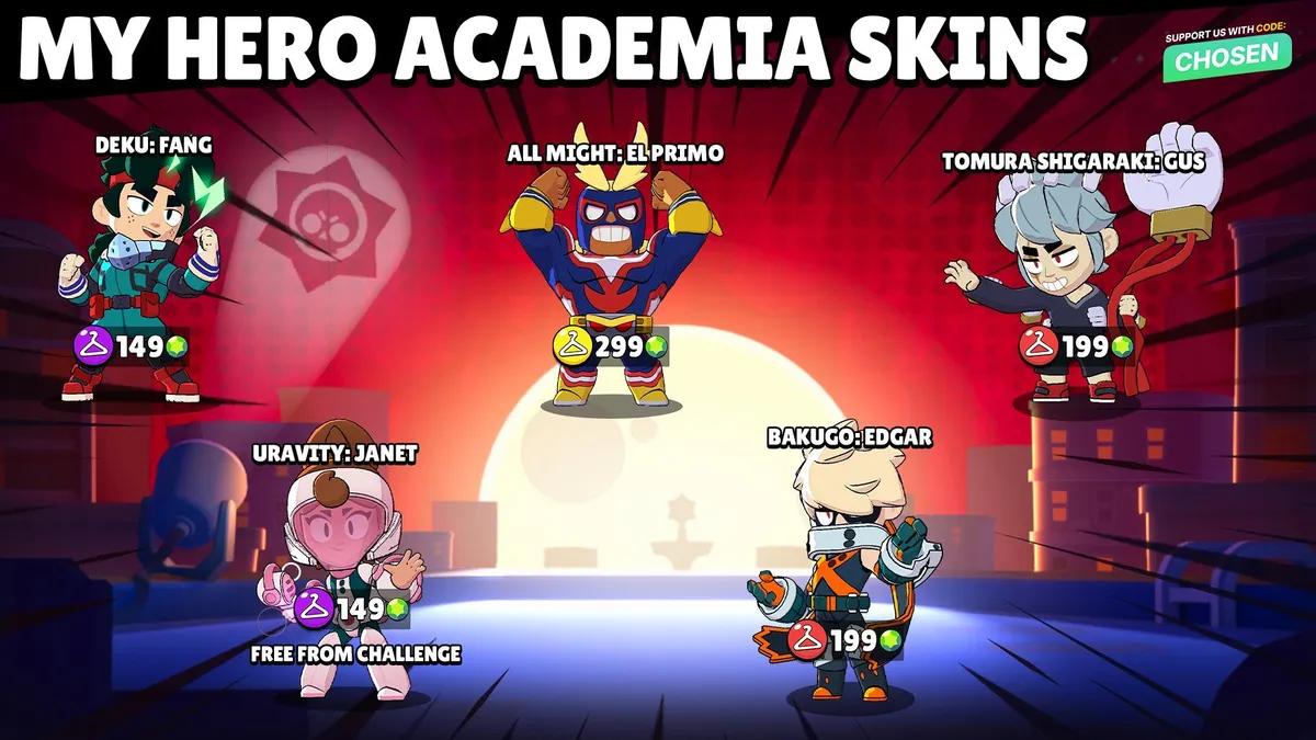 Brawl Stars x My Hero Academia: se revelan todos los aspectos para la temporada de Starr Patrol.
