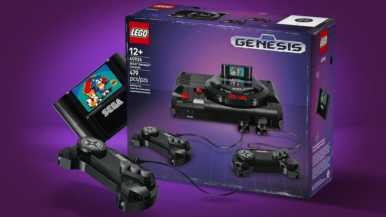 LEGO presenta un set compacto de Sega Mega Drive con un toque retro