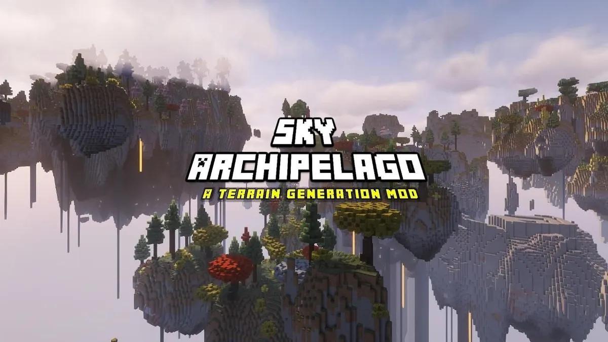 Minecraft se convierte en un enorme mundo de islas flotantes con el mod Sky Archipelago 