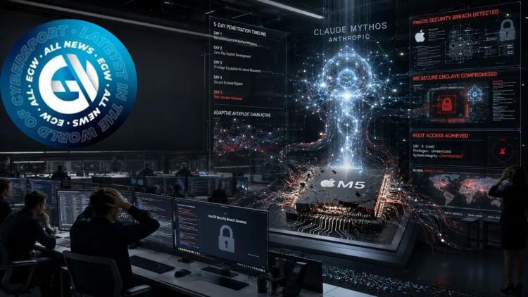 La IA acaba de descifrar macOS en 5 días; Claude Mythos de Anthropic destruye la fortaleza de seguridad M5 de Apple.