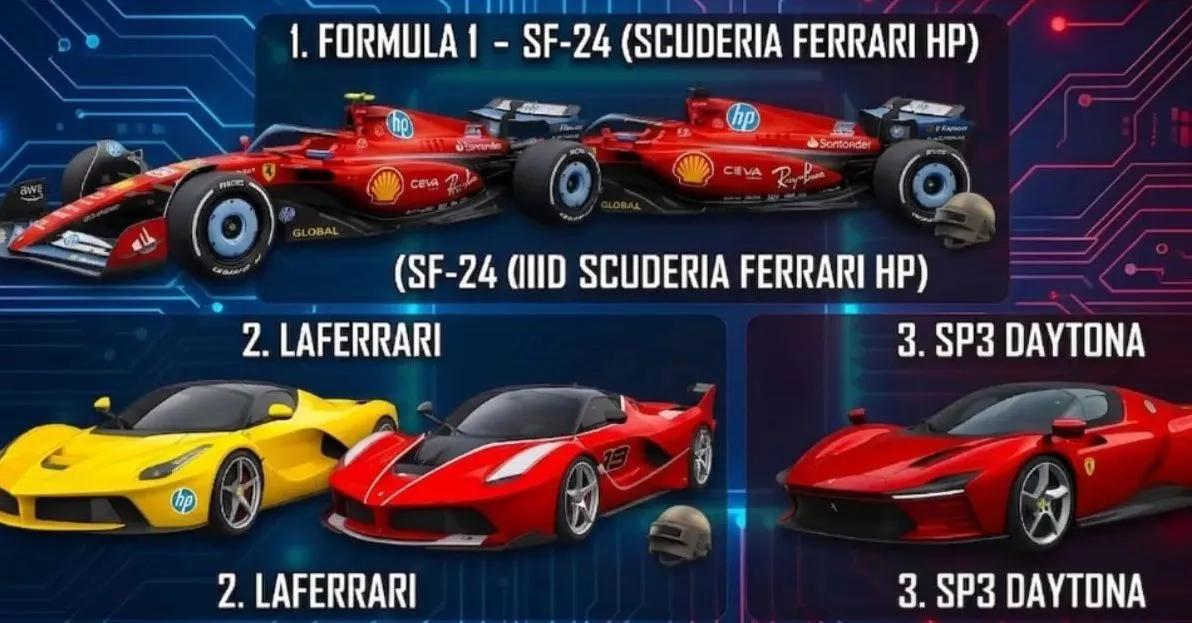 PUBG Mobile anuncia una próxima colaboración con Ferrari