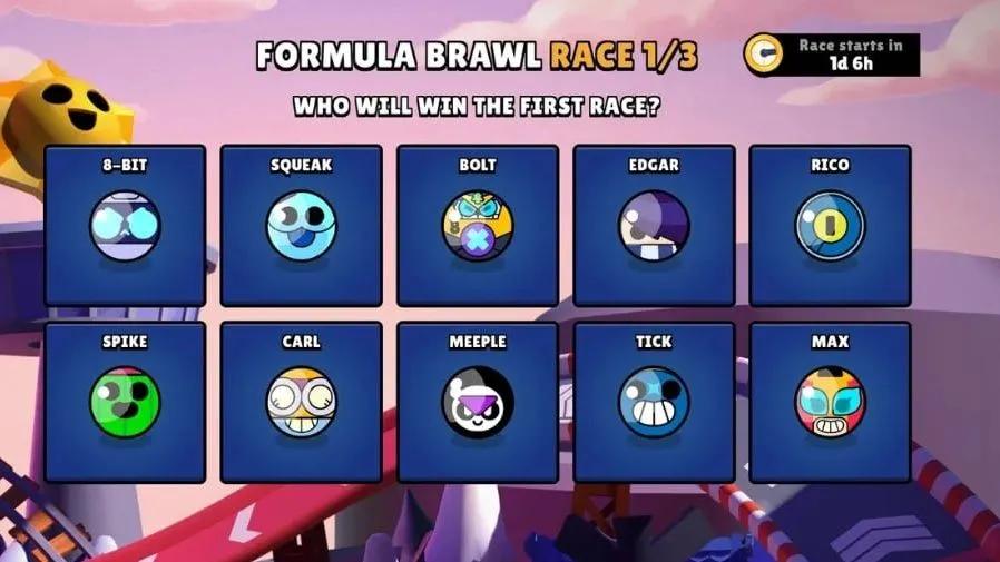 Brawl Stars lanza el evento Formula Brawl antes de la llegada de Bolt