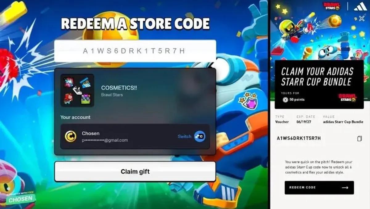 Brawl Stars regalará cosméticos Adidas durante la Copa Mundial de la FIFA 2026.
