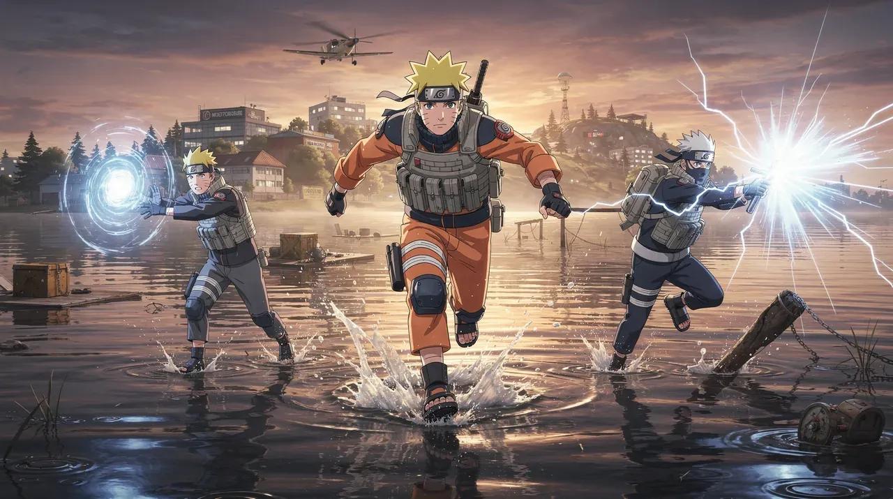 PUBG Mobile 4.5 transforma Erangel en el mundo de Naruto.
