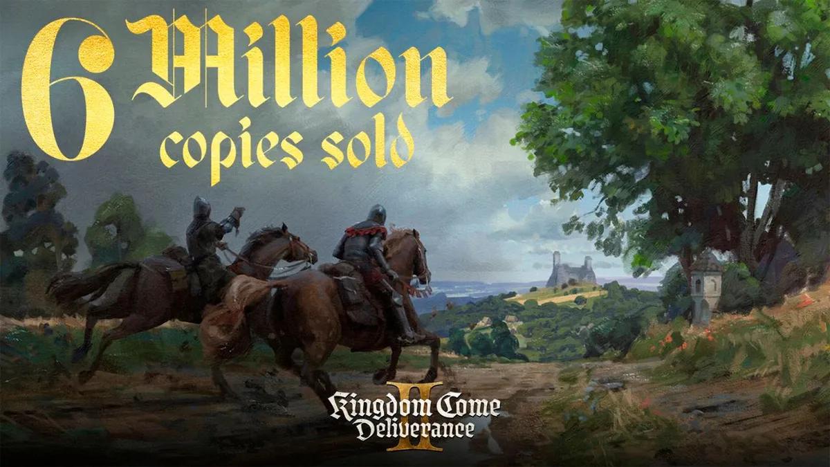 Warhorse Studios anunció que Kingdom Come: Deliverance vendió 6 millones de copias.