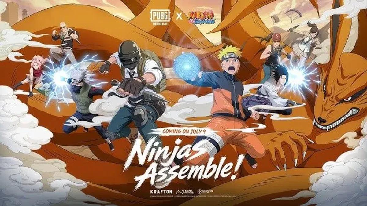 PUBG Mobile revela 9 aspectos de personajes de Naruto Shippuden