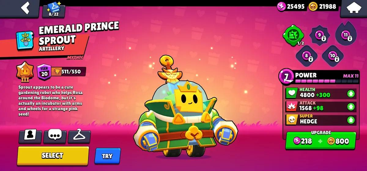 Brawl Stars revela el nuevo aspecto de Sprout tras una demanda por derechos de autor.