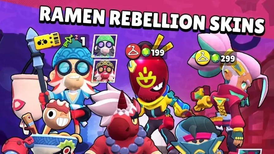 La actualización 68 de Brawl Stars revela más de 50 nuevos aspectos.
