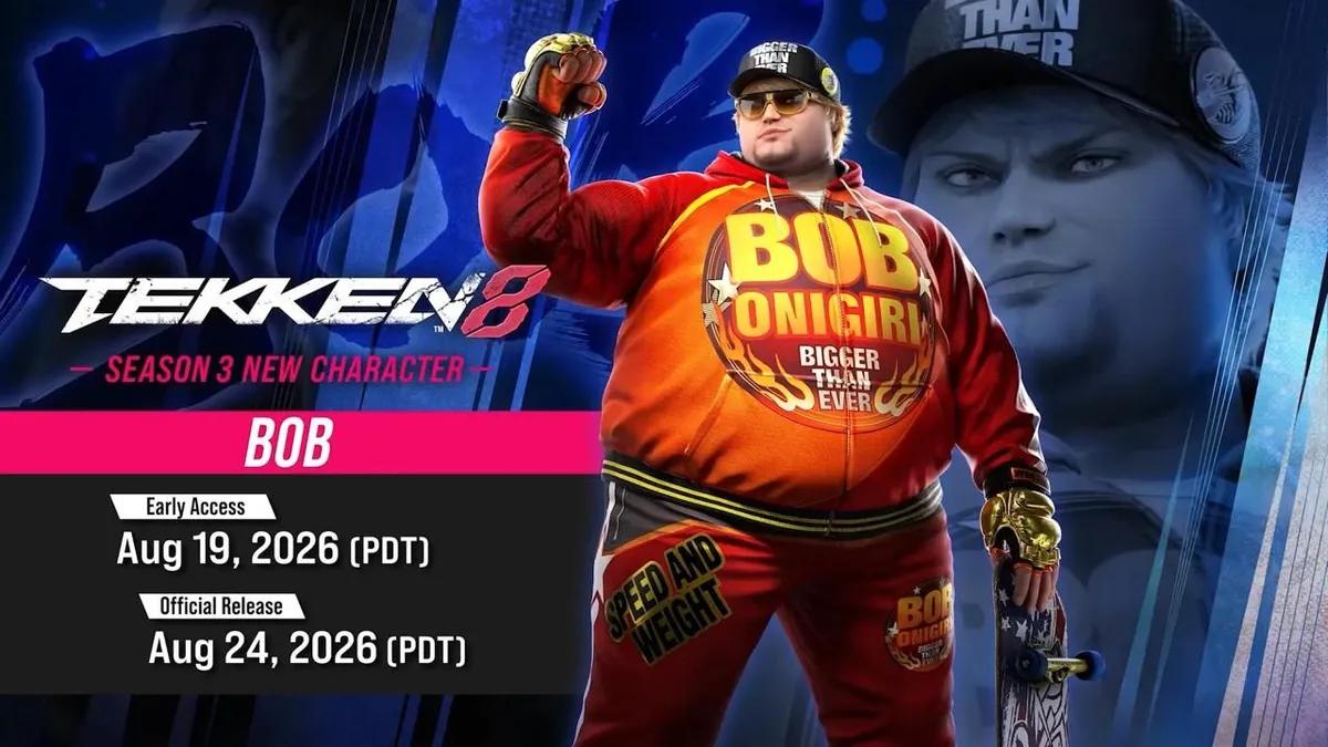 Bob regresa en la tercera temporada de Tekken 8: Bandai Namco revela un tráiler con jugabilidad.