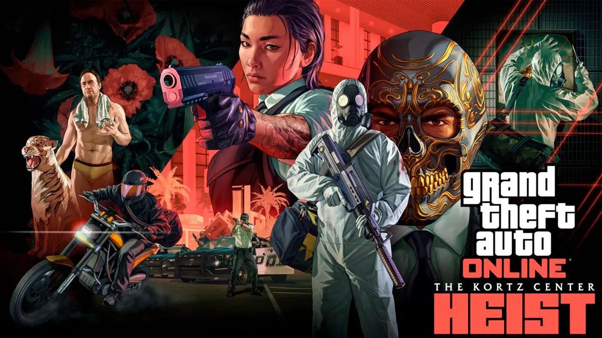 La nueva actualización de GTA Online, «El atraco al Kortz Center», se lanzará la semana que viene; Rockstar Games ha revelado nuevos detalles