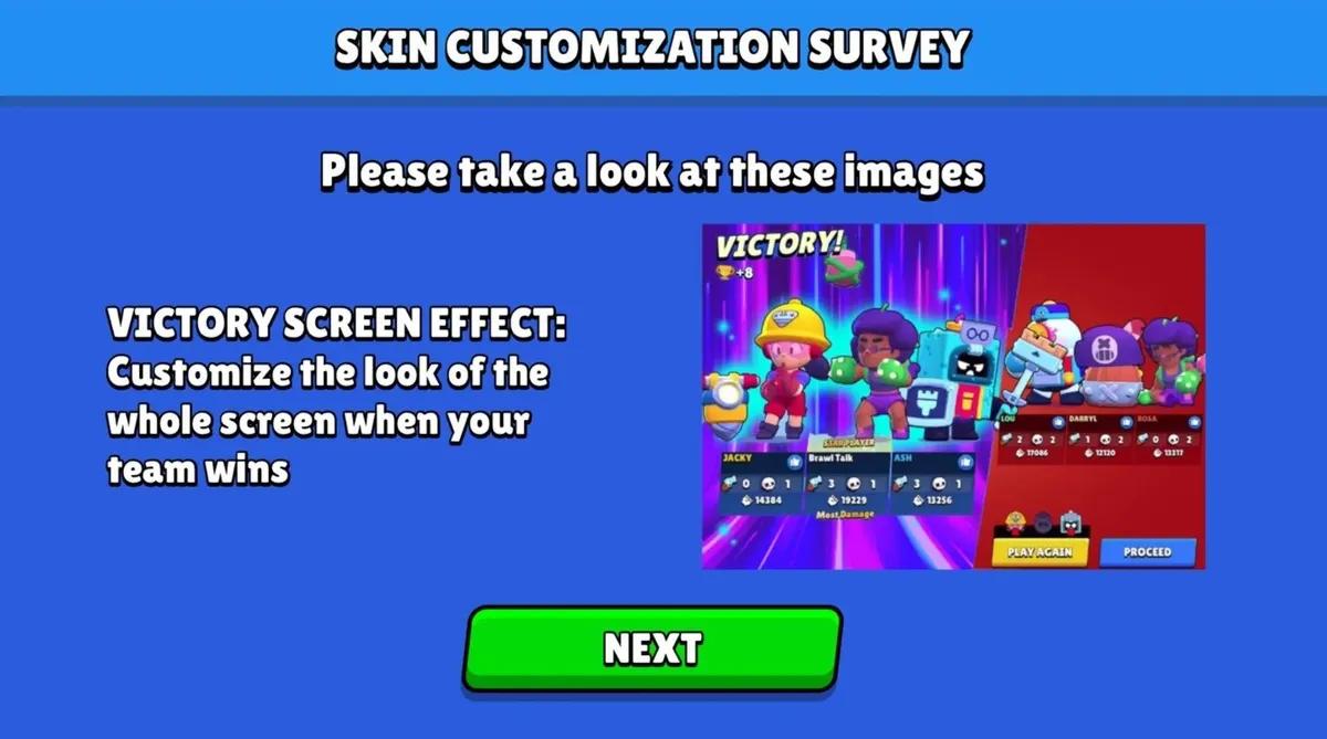 Una encuesta de Brawl Stars apunta a nuevas funciones de personalización de objetos cosméticos