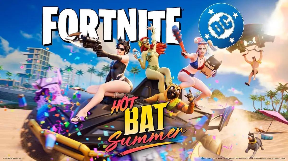 El evento de verano de DC en Fortnite comienza el 16 de julio con contenido inspirado en Batman