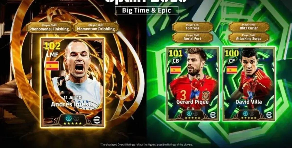 La actualización de eFootball 2026 incluye el paquete «España 2010 Epic» y la fase 13 de la liga