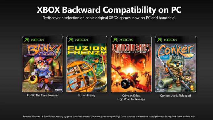 Xbox ha anunciado la compatibilidad con versiones anteriores en PC; por ahora hay cuatro juegos disponibles