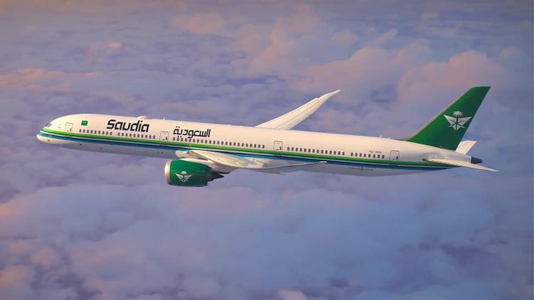 Saudia Airlines presenta un avión con la imagen de la Copa del Mundo de los Esports