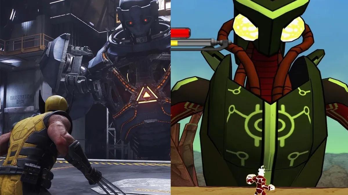 La batalla contra los Centinelas en Marvel's Wolverine recuerda a un juego de Ben 10 en PlayStation 2