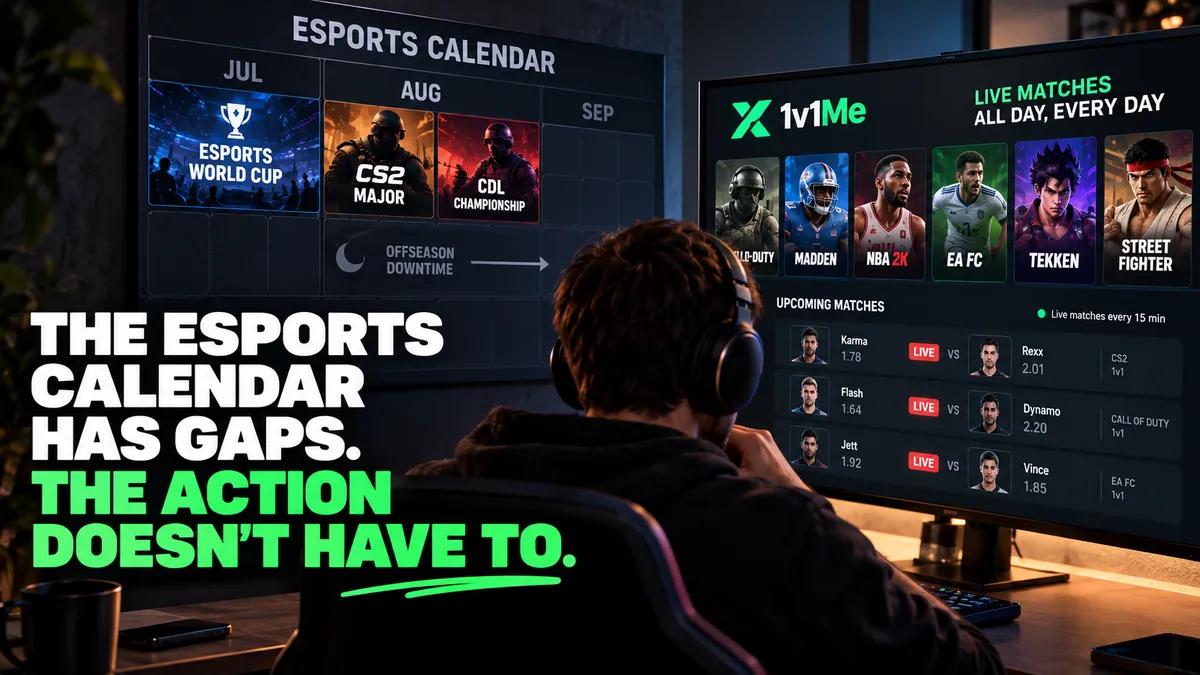 The Esports Calendar Has Gaps. The Action Doesn't Have To