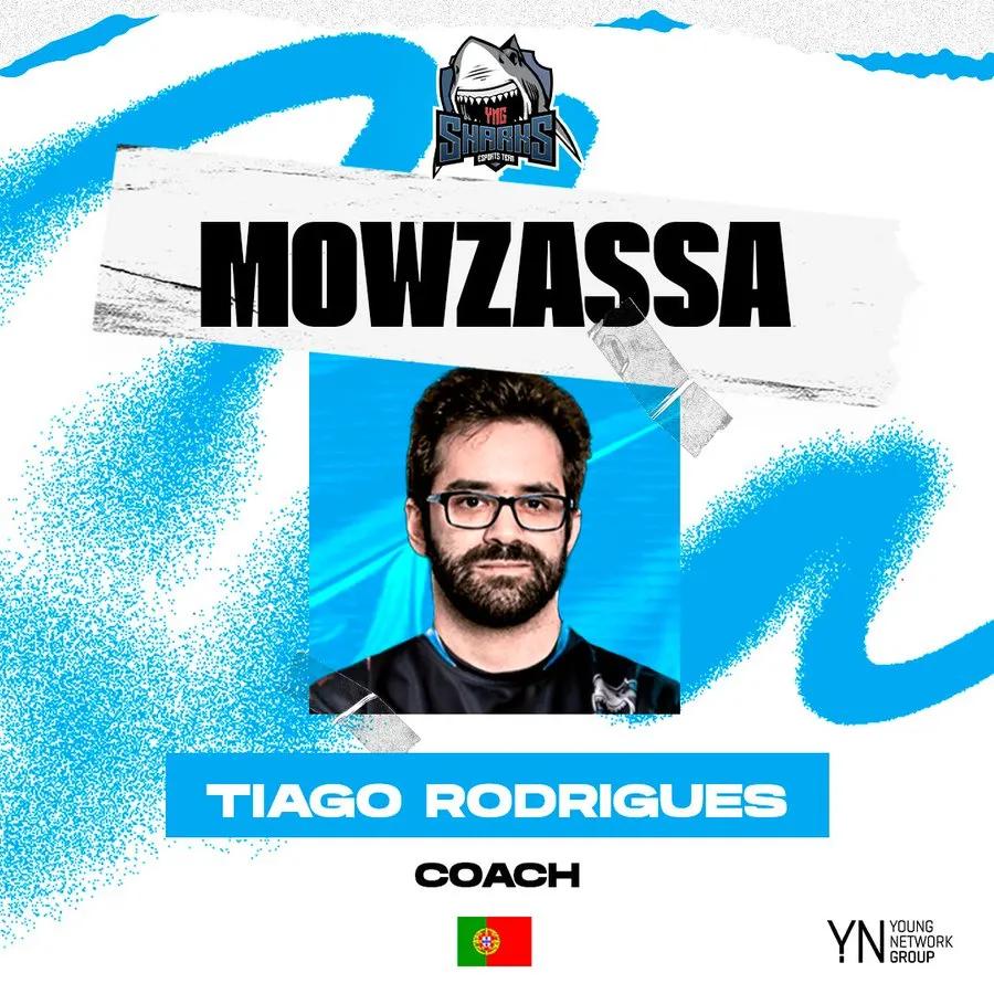 mowzassa - nuevo entrenador Sharks Esports